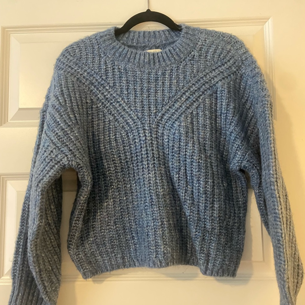 Abercrombie & Fitch blue knit sweater - XS EUC